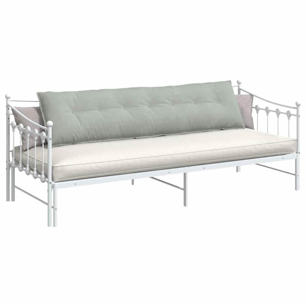 Produktbild för Ryggkudde Ljusgrå 200 x 50 cm Kordread tyg