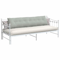 Produktbild för Ryggkudde Ljusgrå 200 x 50 cm Kordread tyg