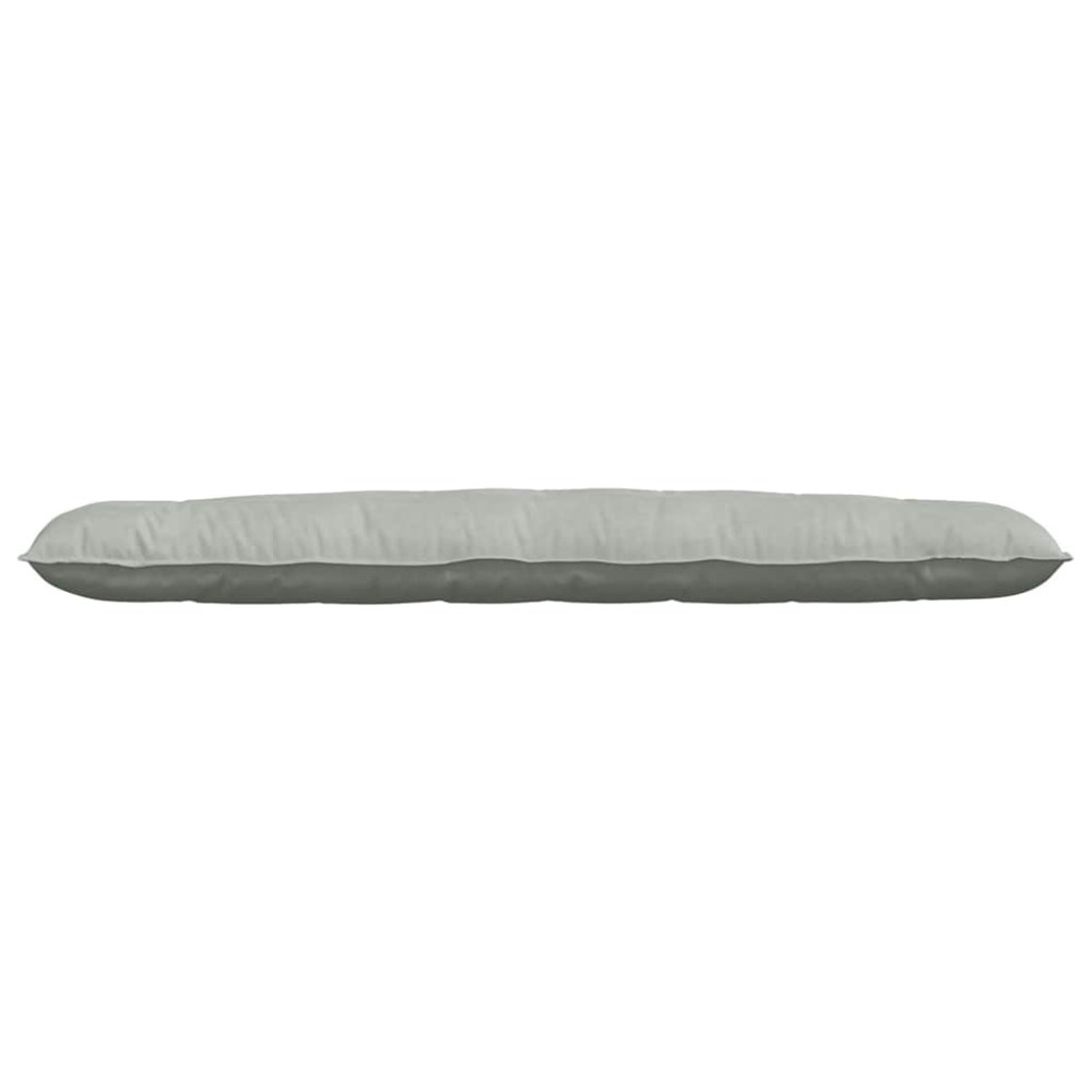Produktbild för Ryggkudde Ljusgrå 200 x 50 cm Kordread tyg