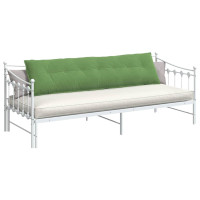 Produktbild för Ryggkudde Ljusgrön 200 x 50 cm Kordread tyg