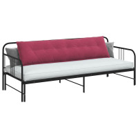 Produktbild för Ryggkudde Vinröd 200 x 50 cm Kordread tyg