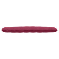 Produktbild för Ryggkudde Vinröd 200 x 50 cm Kordread tyg