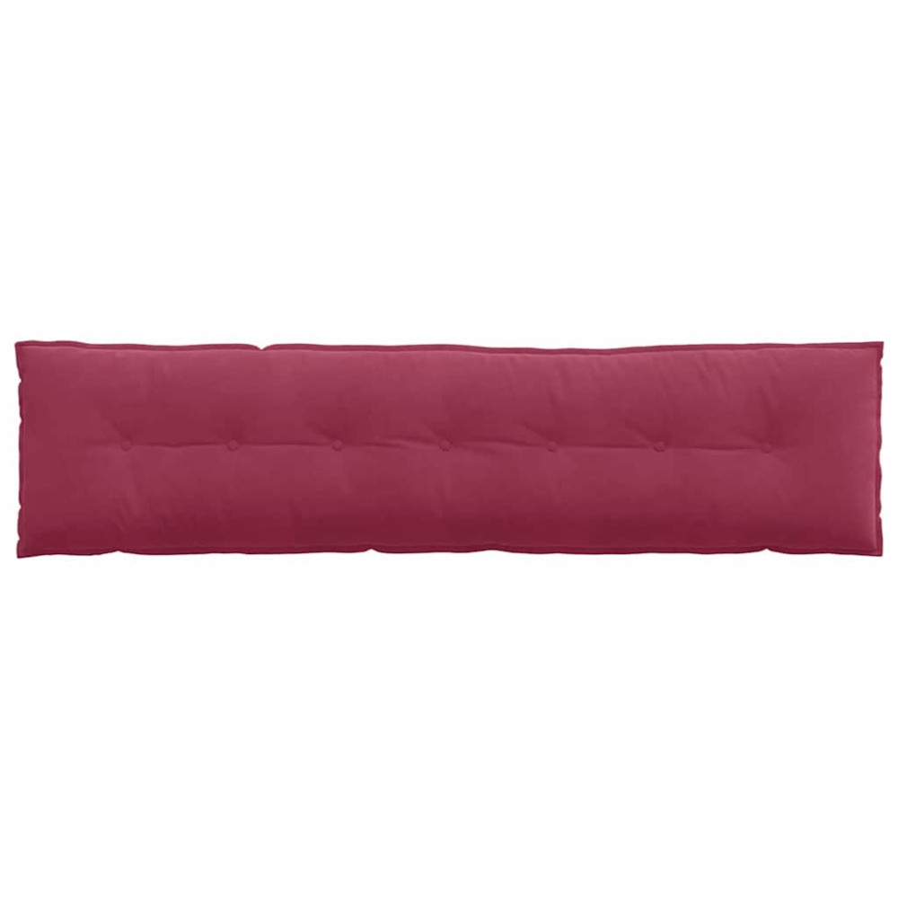 Produktbild för Ryggkudde Vinröd 200 x 50 cm Kordread tyg