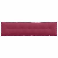 Produktbild för Ryggkudde Vinröd 200 x 50 cm Kordread tyg