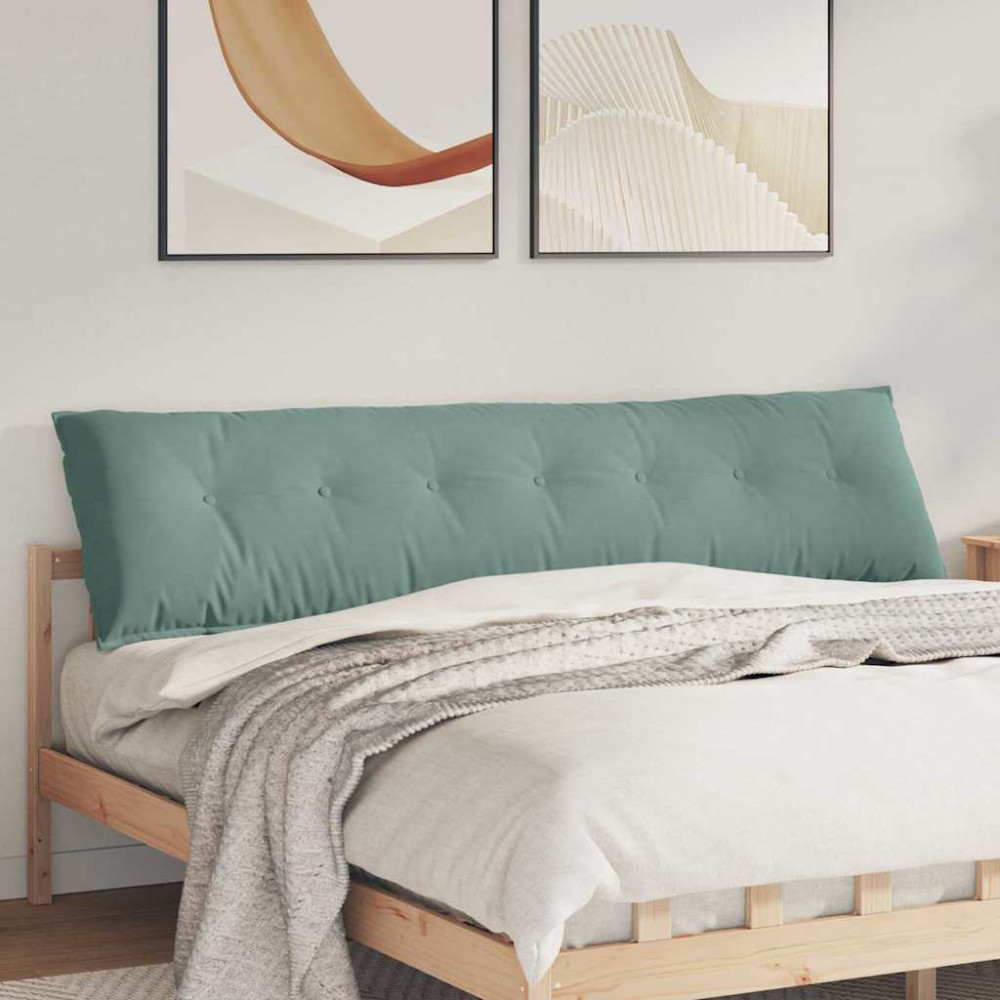 Produktbild för Ryggkudde Havgrön 200 x 50 cm Kordread tyg