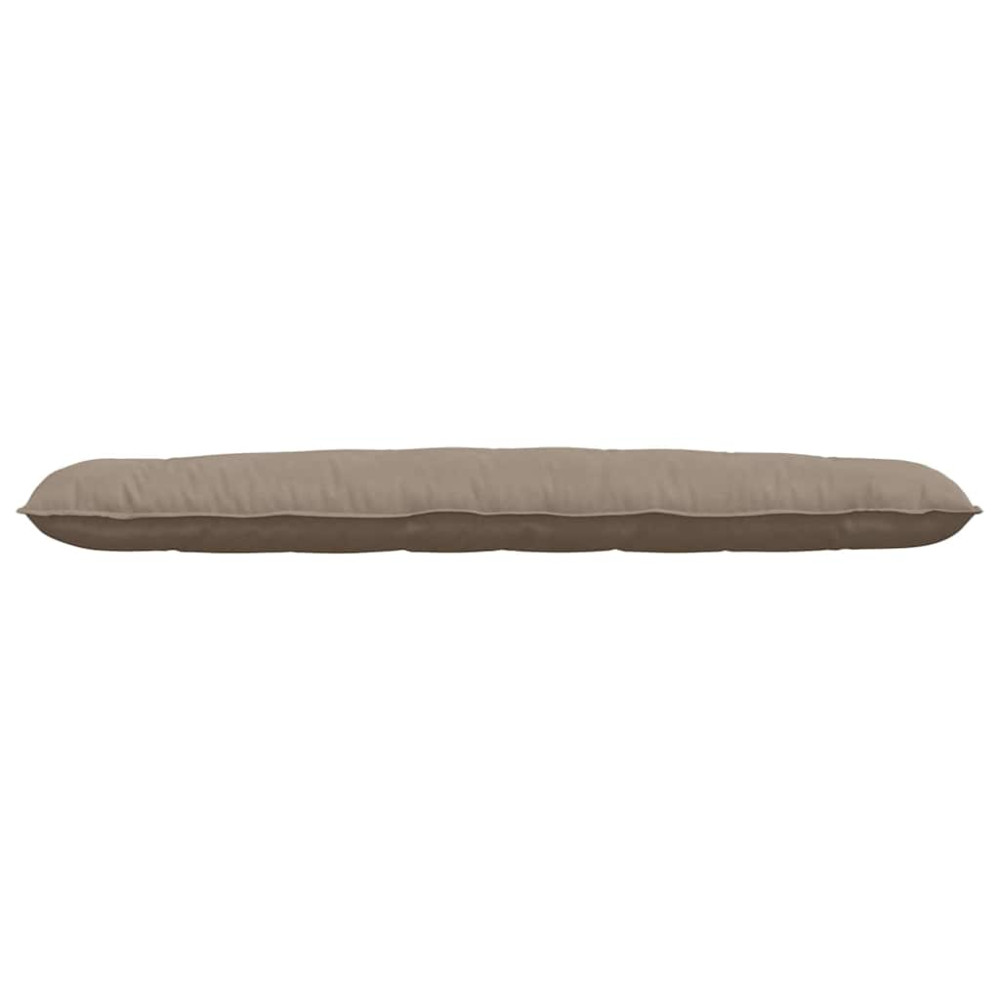 Produktbild för Ryggkudde Taupe 200 x 50 cm Mikrofiber Tyg