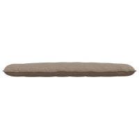 Produktbild för Ryggkudde Taupe 200 x 50 cm Mikrofiber Tyg