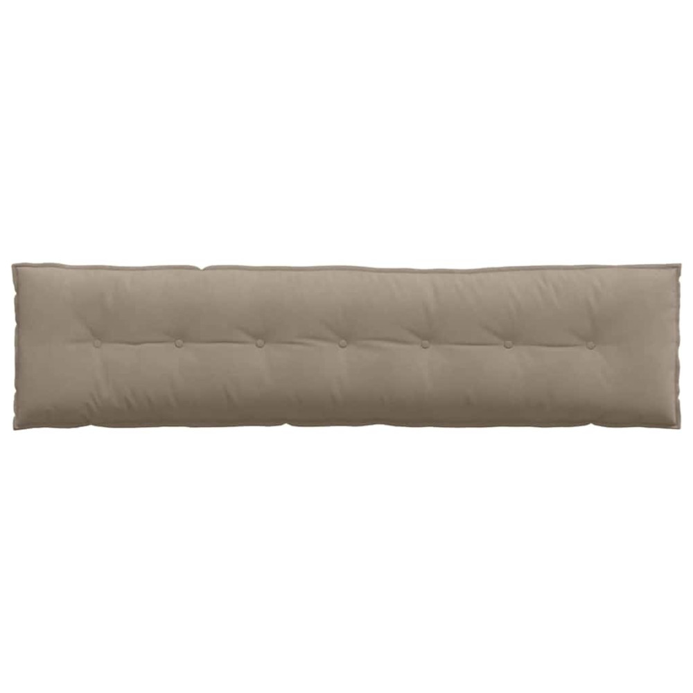 Produktbild för Ryggkudde Taupe 200 x 50 cm Mikrofiber Tyg