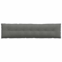 Produktbild för Ryggkudde Mörkgrå 200 x 50 cm Mikrofiber Tyg
