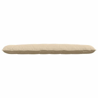Produktbild för Ryggkudde Kräm 200 x 50 cm Mikrofiber Tyg
