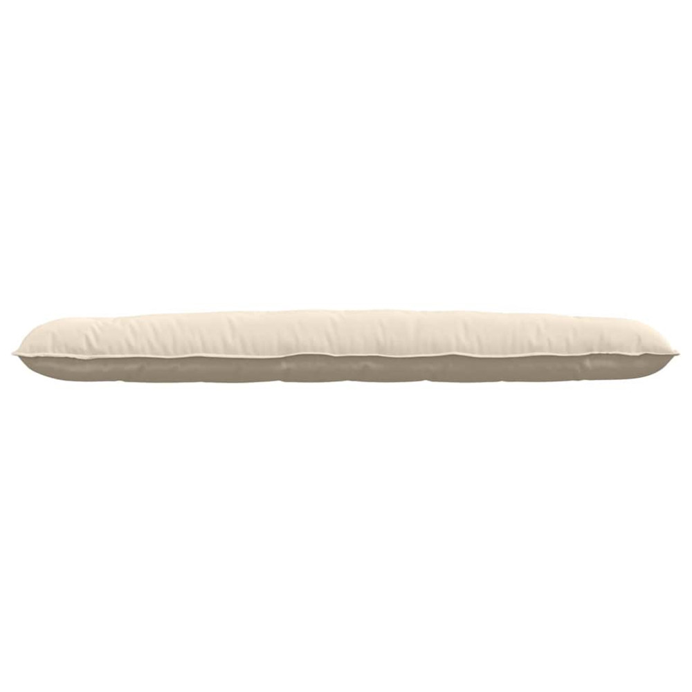 Produktbild för Ryggkudde Beige 200 x 50 cm Mikrofiber Tyg