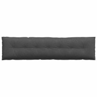 Produktbild för Ryggkudde Mörkgrå 200 x 50 cm Kordread tyg
