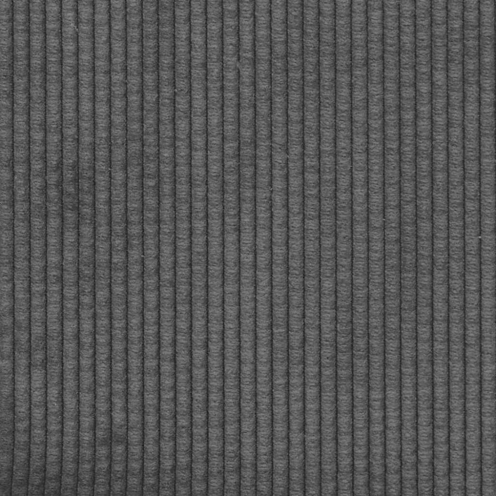 Produktbild för Ryggkudde Mörkgrå 200 x 50 cm Kordread tyg