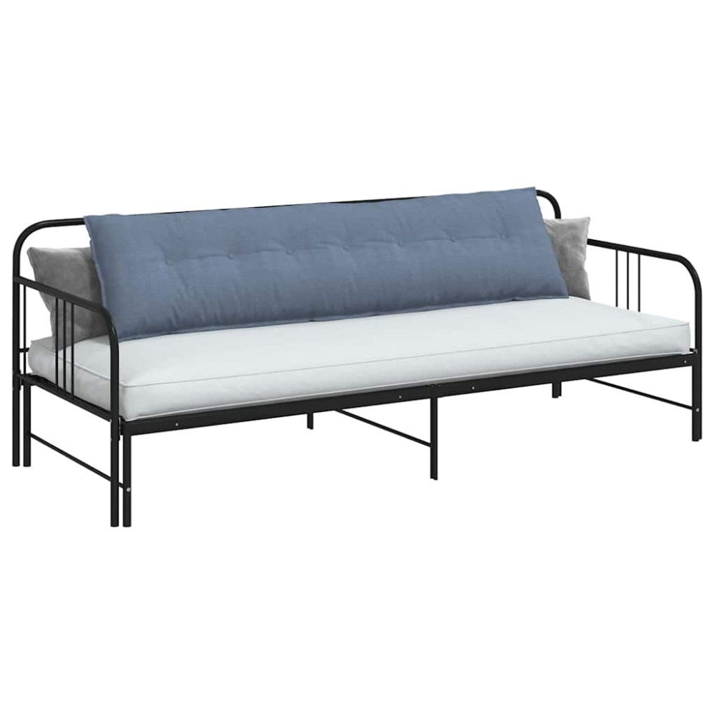 Produktbild för Ryggkudde Blå 200 x 50 cm Kordread tyg