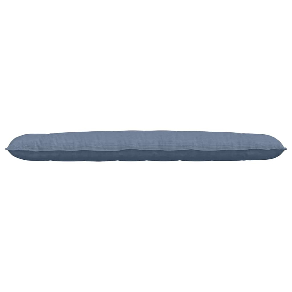 Produktbild för Ryggkudde Blå 200 x 50 cm Kordread tyg