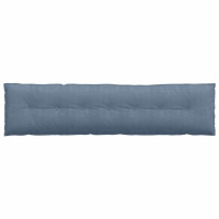 Produktbild för Ryggkudde Blå 200 x 50 cm Kordread tyg