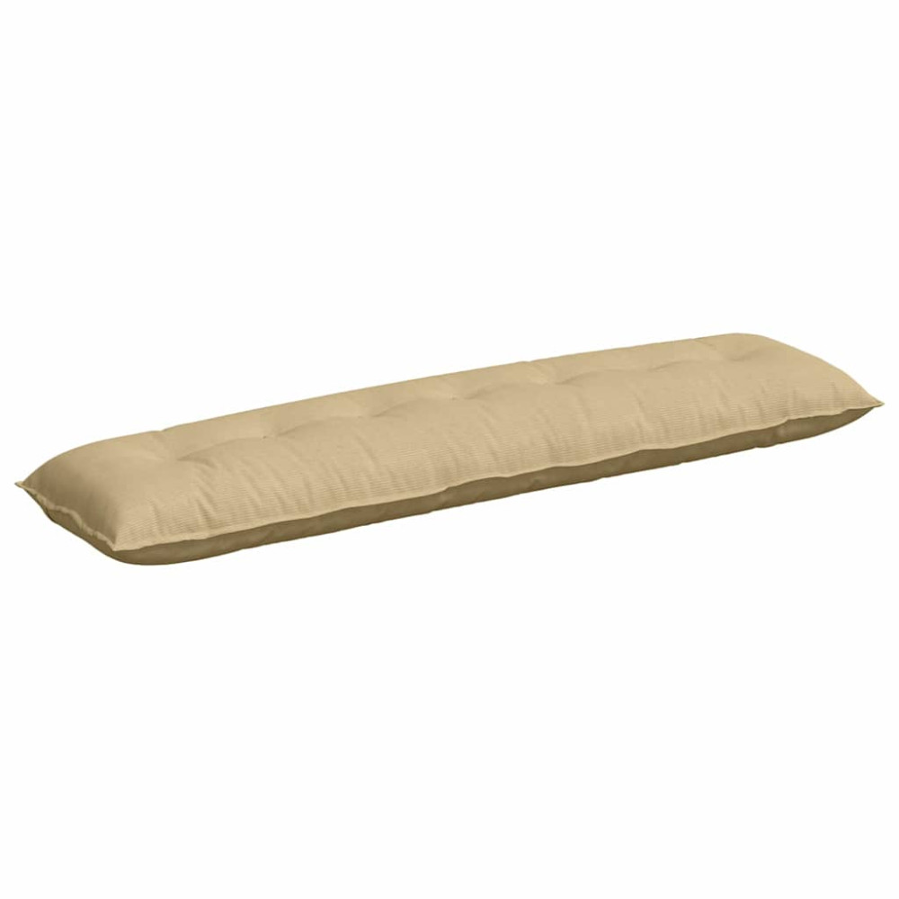 Produktbild för Ryggkudde Grågrön 200 x 50 cm Kordread tyg