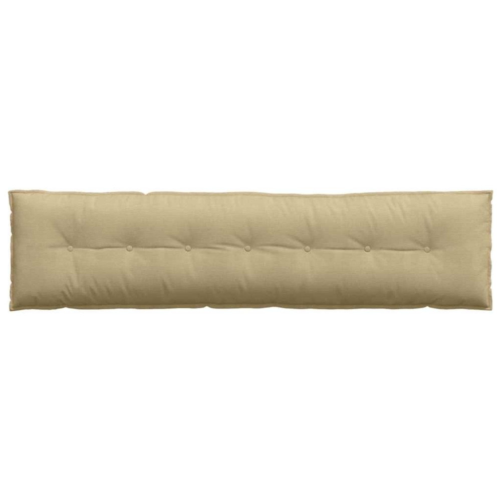 Produktbild för Ryggkudde Grågrön 200 x 50 cm Kordread tyg