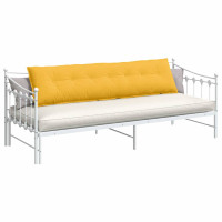 Produktbild för Ryggkudde Ljusgul 200 x 50 cm Kordread tyg
