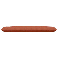 Produktbild för Ryggkudde Röd orange 200 x 50 cm Kordread tyg