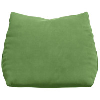 Produktbild för Ryggkudde Ljusgrön 45 x 20 x 35 cm Kordread tyg