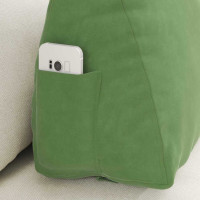 Produktbild för Ryggkudde Ljusgrön 60 x 20 x 50 cm Kordread tyg