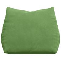 Produktbild för Ryggkudde Ljusgrön 60 x 20 x 50 cm Kordread tyg