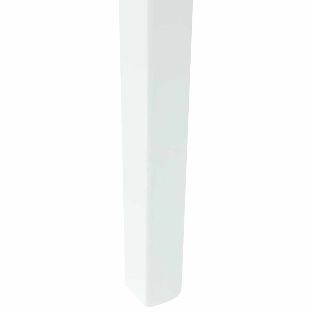 Produktbild för Matstolar 2 pcs Vit 54 x 57 x 73 cm Massiv Gummiträ