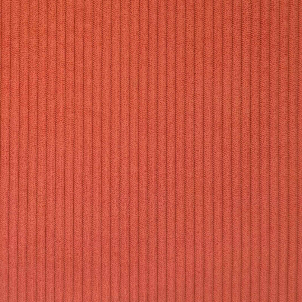 Produktbild för Chaise Lounge med Kjol med kudde 3 pcs Röd orange Kordread tyg