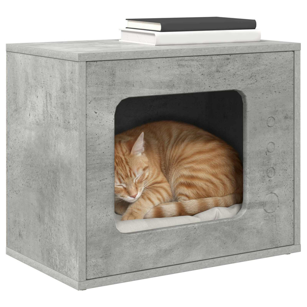 Produktbild för Katt hus Betong 51 x 30 x 42,5 cm Konstruerat trä