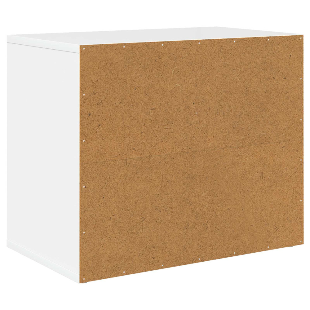 Produktbild för Katt hus Glansig Vit 51 x 30 x 42,5 cm Konstruerat trä