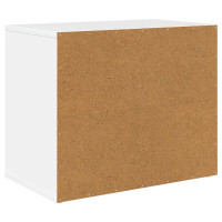 Produktbild för Katt hus Glansig Vit 51 x 30 x 42,5 cm Konstruerat trä