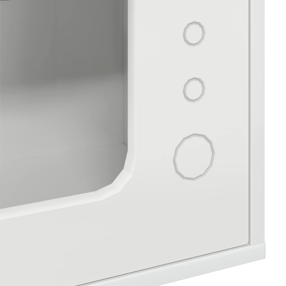 Produktbild för Katt hus Glansig Vit 51 x 30 x 42,5 cm Konstruerat trä