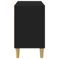 Produktbild för Katt hus Svart 51 x 30 x 52 cm Konstruerat trä