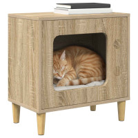 Produktbild för Katt hus Sonoma 51 x 30 x 52 cm Konstruerat trä