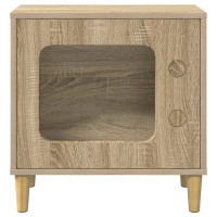 Produktbild för Katt hus Sonoma 51 x 30 x 52 cm Konstruerat trä