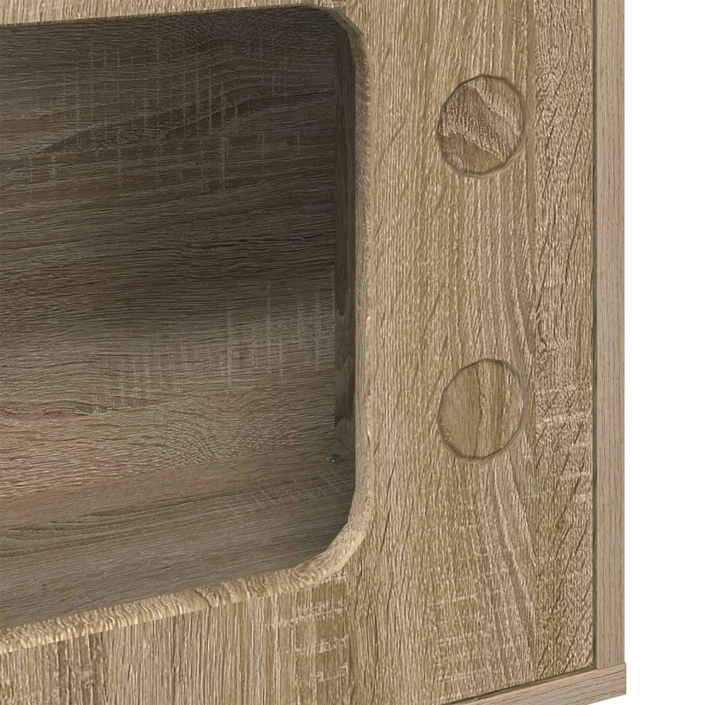 Produktbild för Katt hus Sonoma 51 x 30 x 52 cm Konstruerat trä