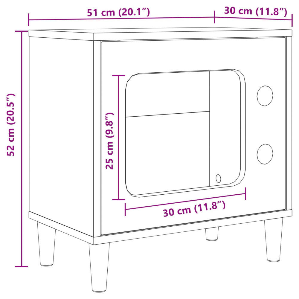 Produktbild för Katt hus Glansig Vit 51 x 30 x 52 cm Konstruerat trä