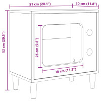 Produktbild för Katt hus Glansig Vit 51 x 30 x 52 cm Konstruerat trä