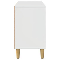 Produktbild för Katt hus Glansig Vit 51 x 30 x 52 cm Konstruerat trä