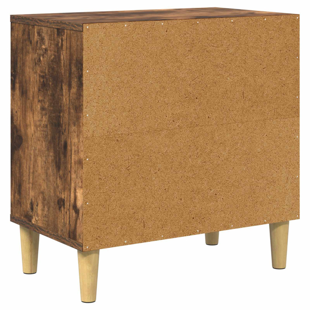 Produktbild för Katt hus Rökt ek 51 x 30 x 52 cm Konstruerat trä
