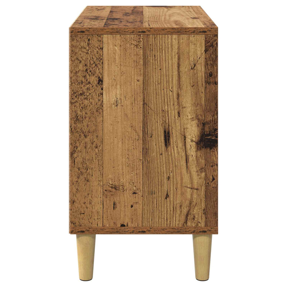 Produktbild för Katt hus Gammalt trä 51 x 30 x 52 cm Konstruerat trä