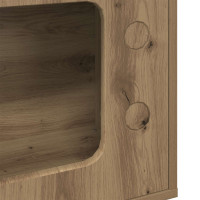 Produktbild för Katt hus Artisan Ek 51 x 30 x 52 cm Konstruerat trä