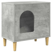 Produktbild för Katt hus Betong 51 x 30 x 52 cm Konstruerat trä