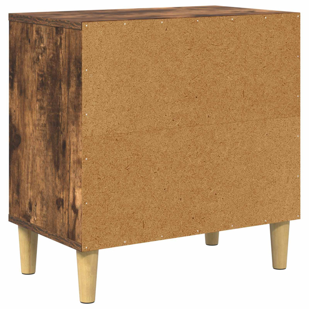 Produktbild för Katt hus Rökt ek 51 x 30 x 52 cm Konstruerat trä