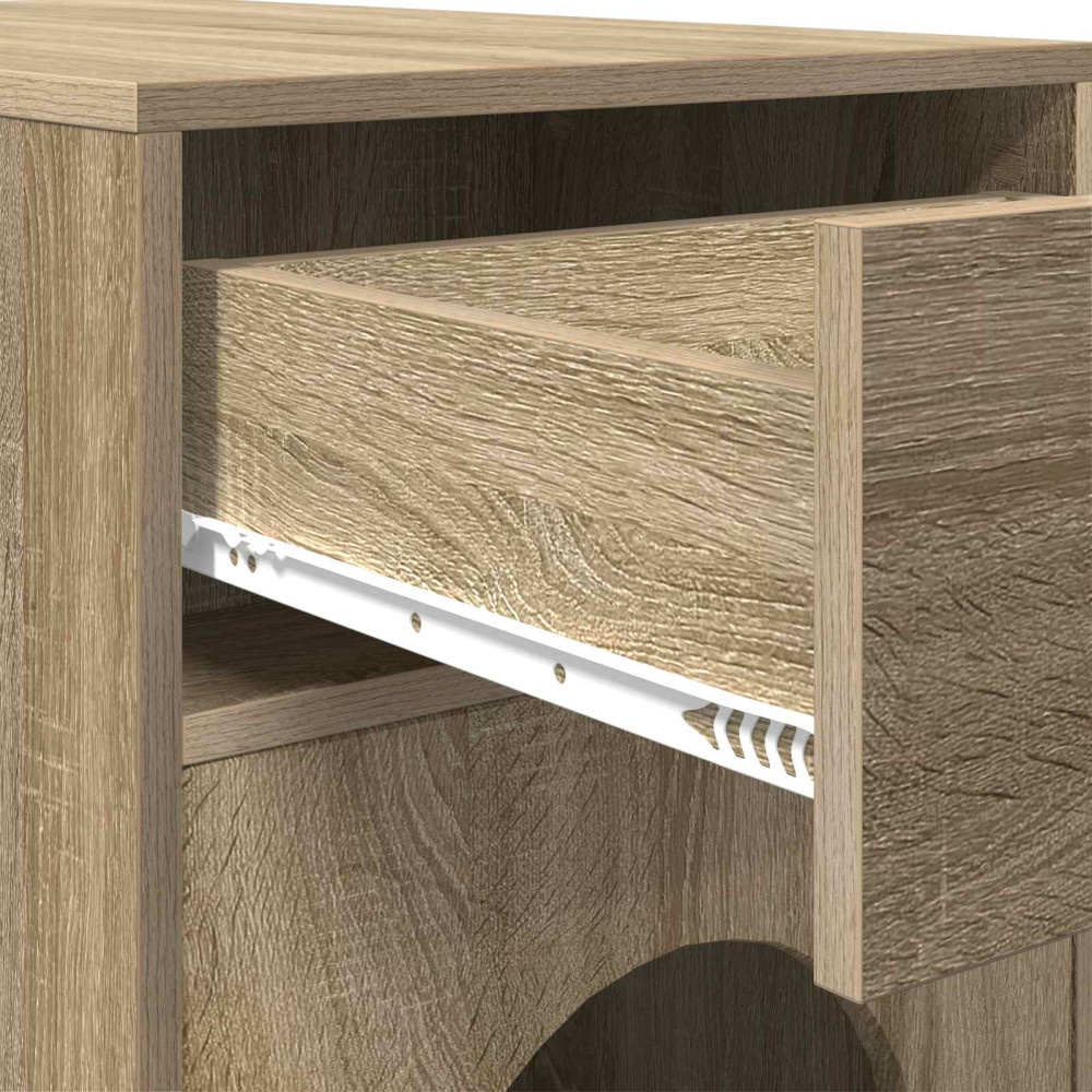 Produktbild för Katt hus Sonoma 72 x 42,5 x 70 cm Konstruerat trä