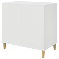 Produktbild för Katt hus Glansig Vit 72 x 42,5 x 70 cm Konstruerat trä