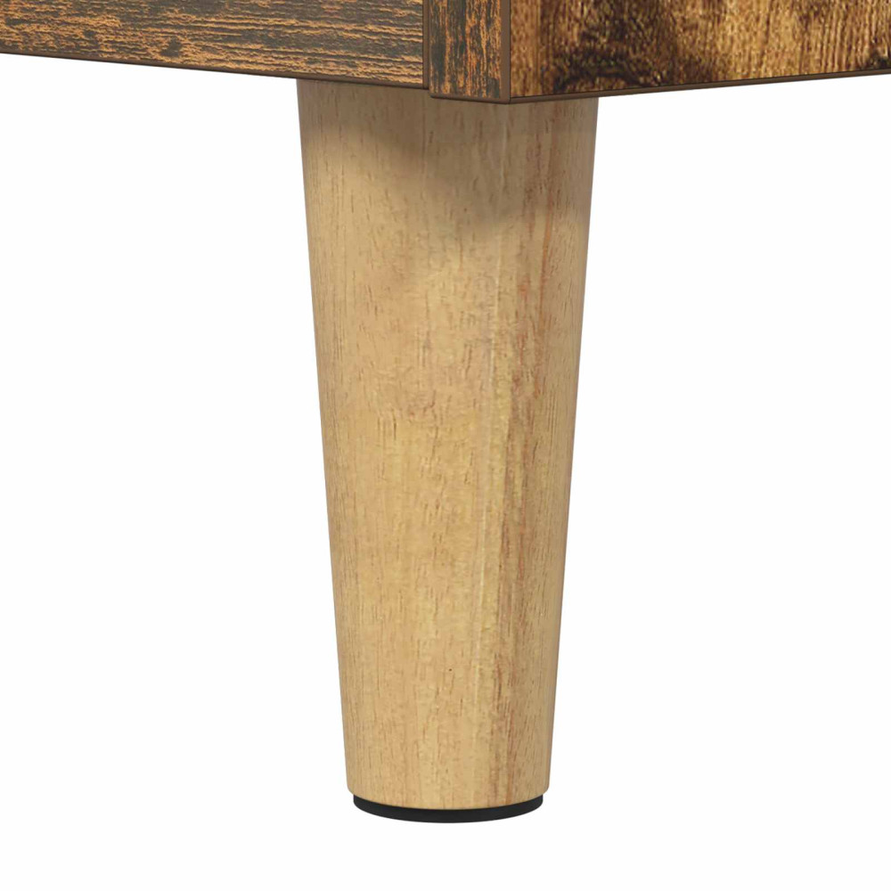 Produktbild för Katt hus Rökt ek 72 x 42,5 x 70 cm Konstruerat trä