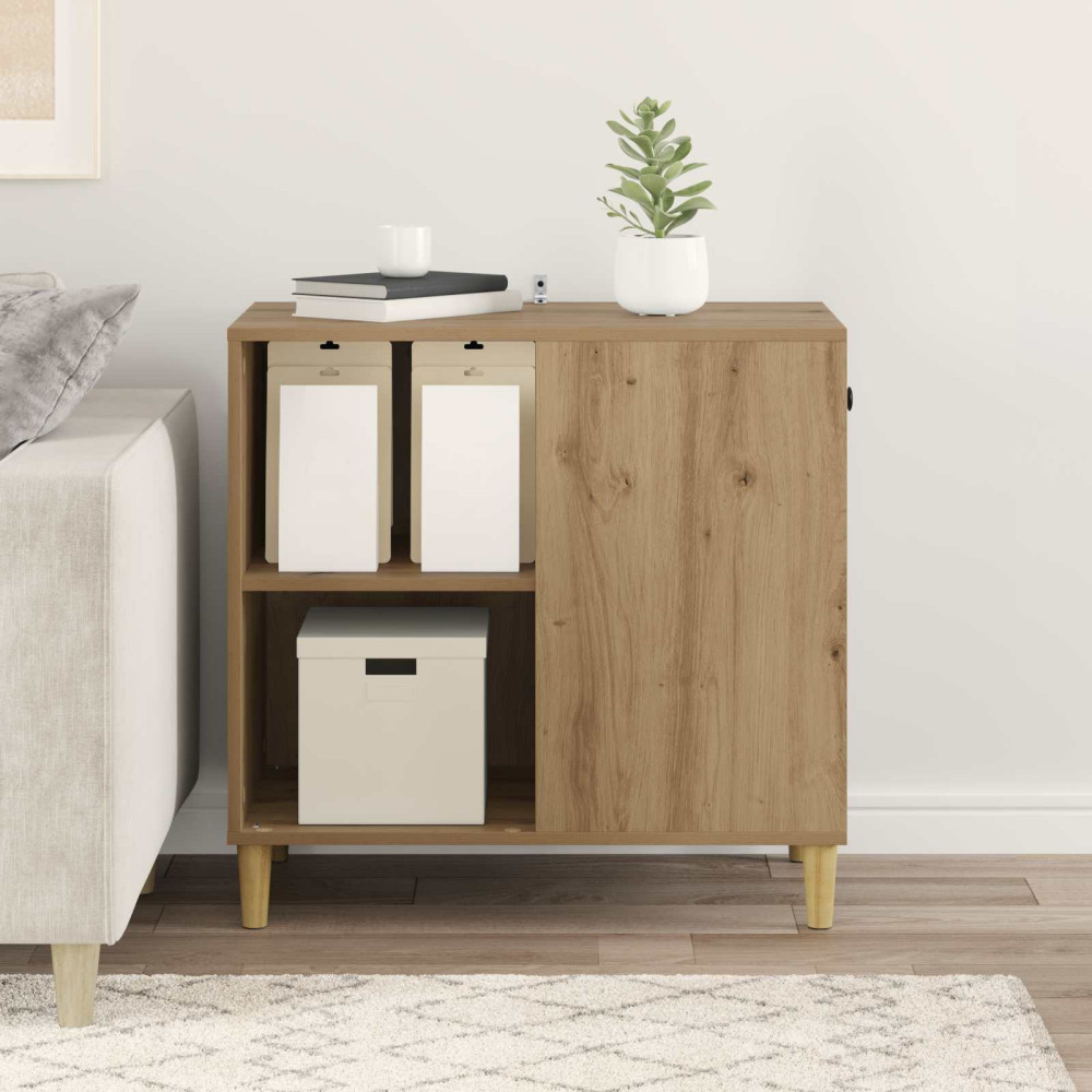 Produktbild för Katt hus Artisan Ek 72 x 42,5 x 70 cm Konstruerat trä
