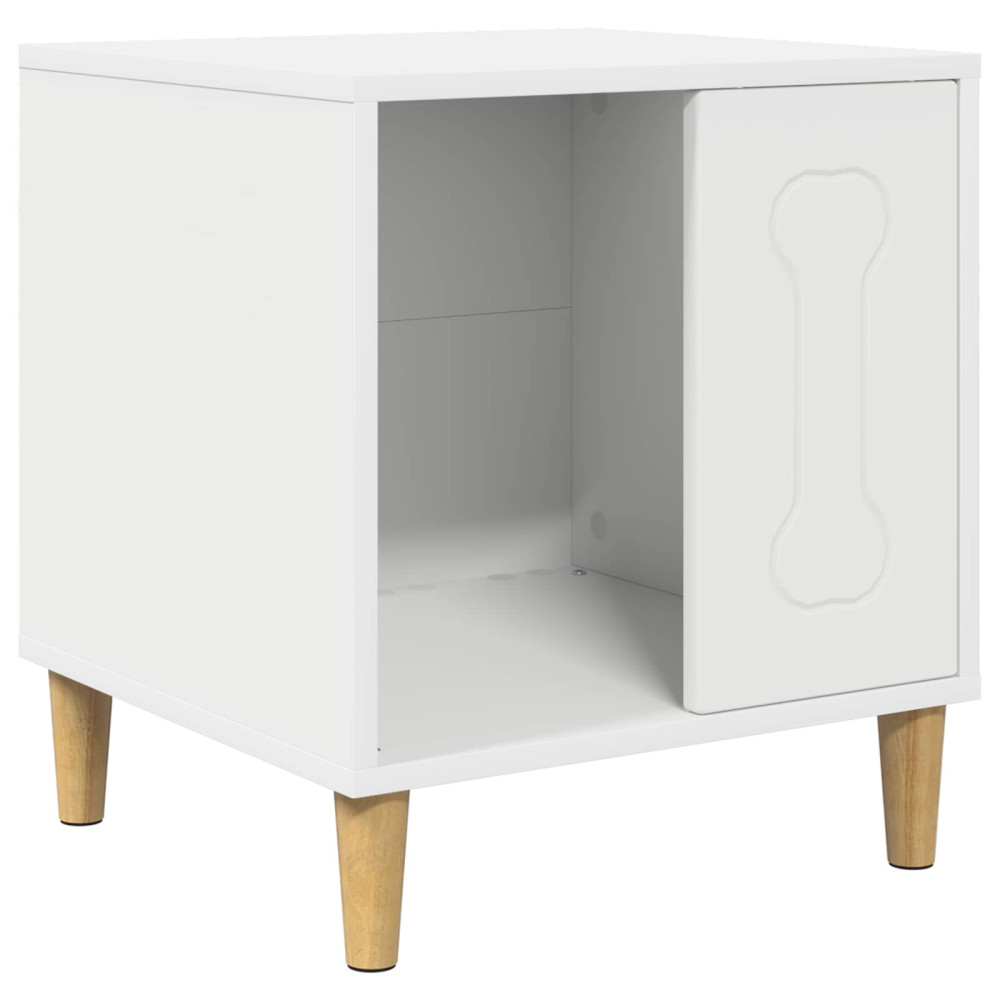 Produktbild för Hundhus Vit 44 x 42 x 49 cm Konstruerat trä